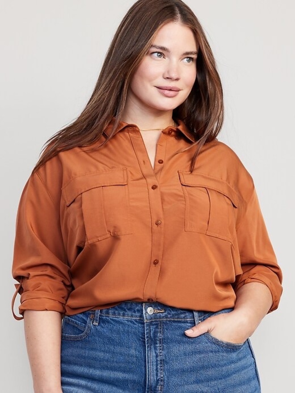 Old Navy Button-Down Utility Shirt